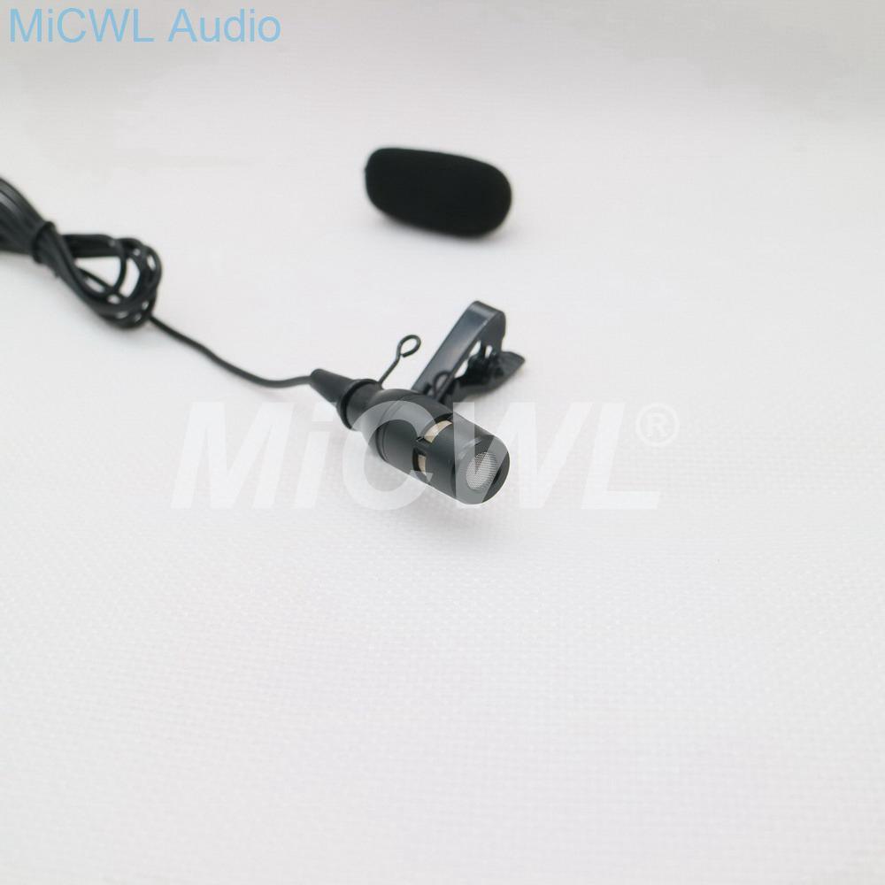 Uni-directional Lavalier Lapel Microphone Collar Clip Tie Condenser Conference Microphon For Sennheiser Shure AKG Audio Technica - MiCWL Audio Inc