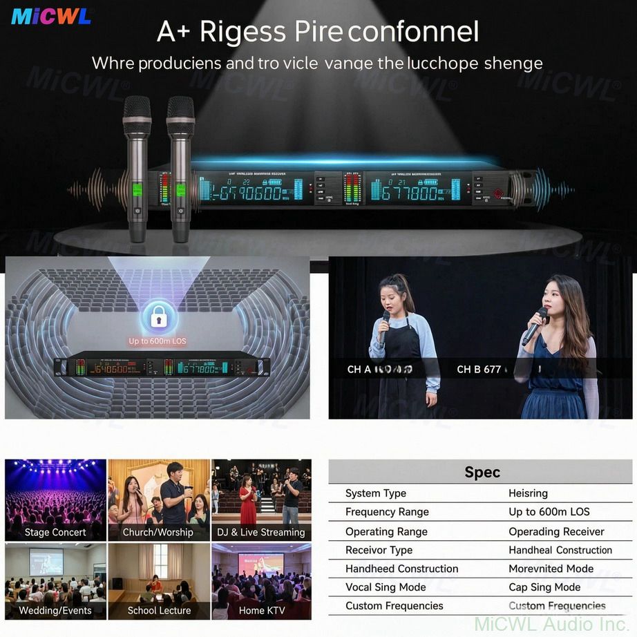 Professional Wireless Microphone Systems For Live Events That Rock
