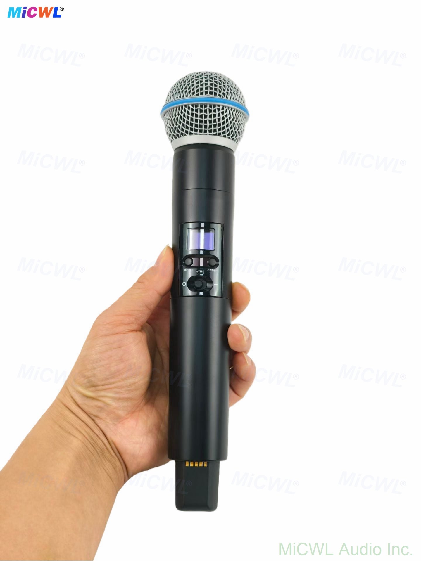 Rechargeable SLXD24 Beta58 Dual Handheld Digital Wireless Microphone System UHF Mic for Stage Performance, Karaoke, Party & Live Events Lapel Headset Bodypack Charging