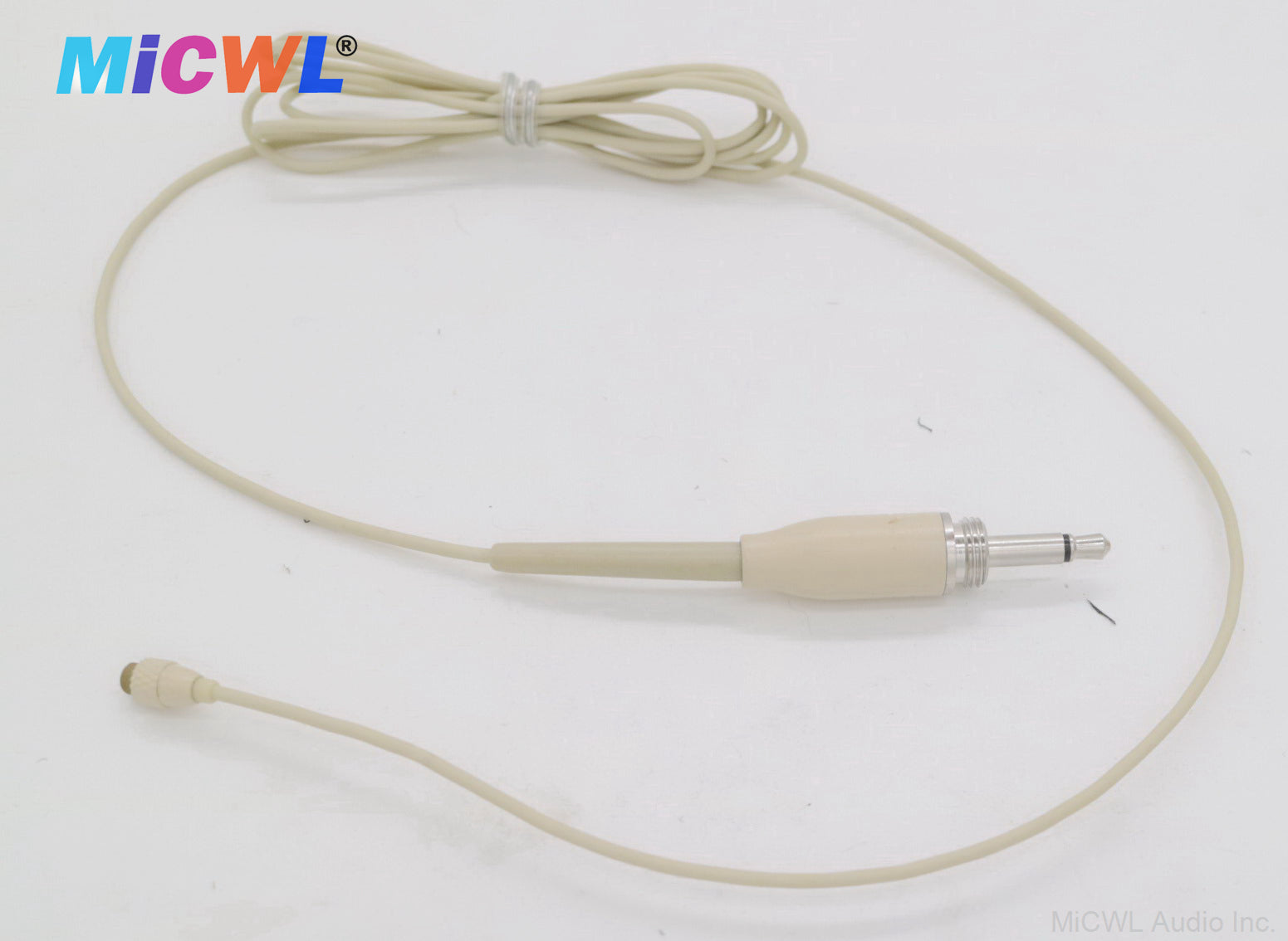 Beta-12 Snail Earset Microphone – 3.5mm Locking TA4F Connector for Sennheiser & Shure Wireless Bodypack Transmitters | Lightweight, Adjustable Headset Mic for Presenters, Fitness Instructors & Broadcasters