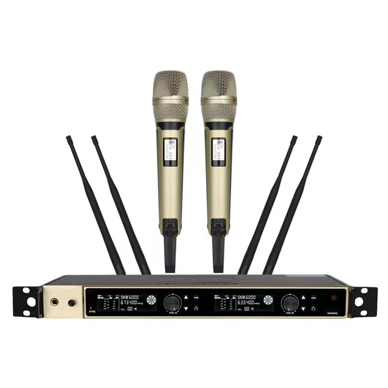 Digital 6000 Wireless Microphone System SKM6000 Handheld Transmitter 2x100 Channel
