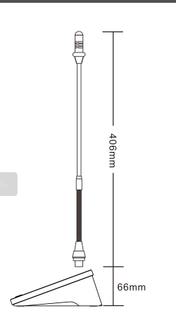 MiCWL A3520 12 Table Wired Microphone Conference System Discussing Meeting Room Chairman 12 Delegate Mics Set (10pcs-300pcs Can Expanded)