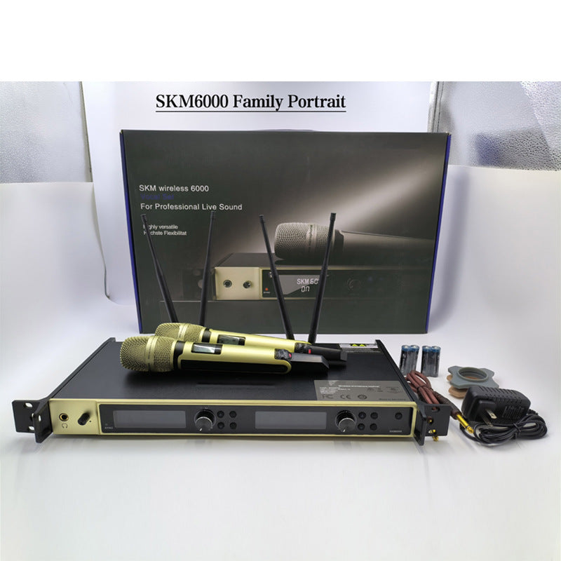 Digital 6000 Wireless Microphone System SKM6000 Handheld Transmitter 2x100 Channel