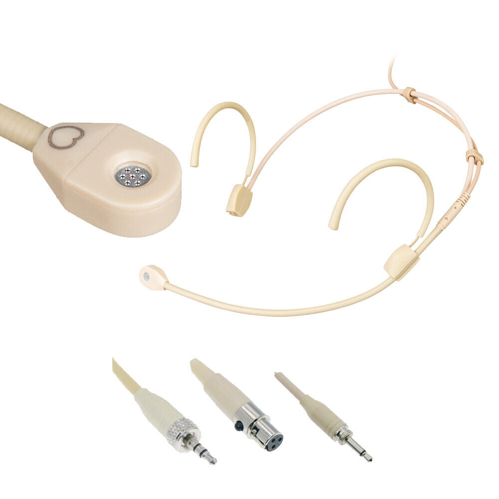 Beta-CC Cardioid Headset Microphone For Shure Sennheiser AKG BeltPack Wireless - MiCWL Audio Inc