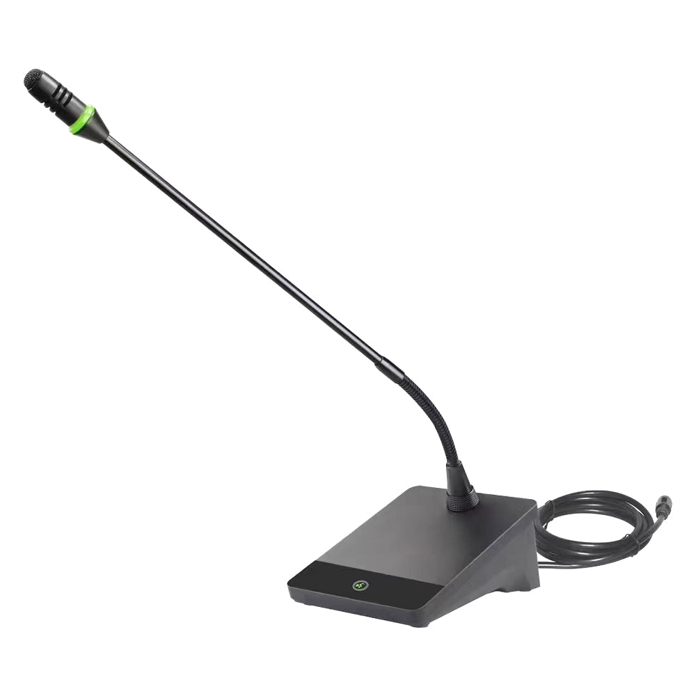 MiCWL A3518 Wired Microphone Conference System 12 Desktop Discussing Meeting Room Chairman Delegate Mics Set (10pcs-300pcs Can Expanded)