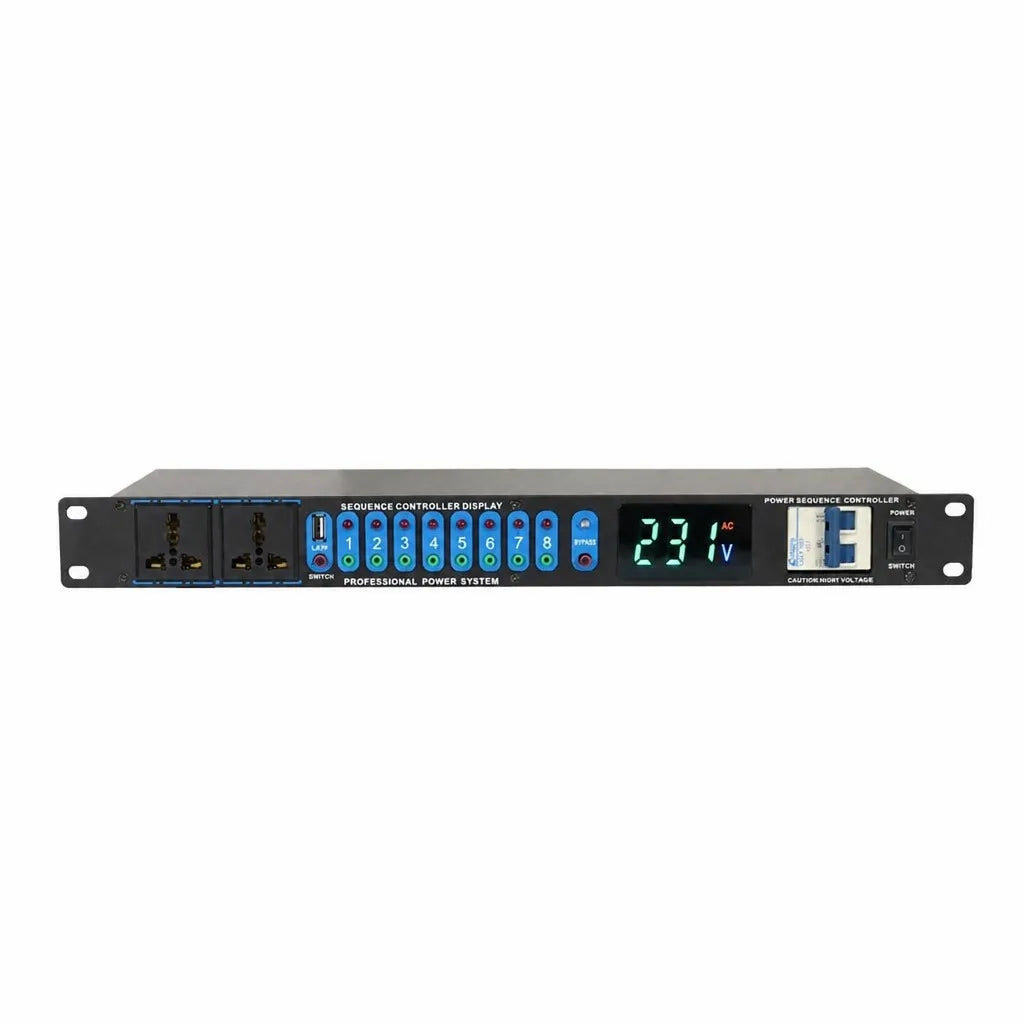 SR-328B 8-Channel Power Sequencer with Display
