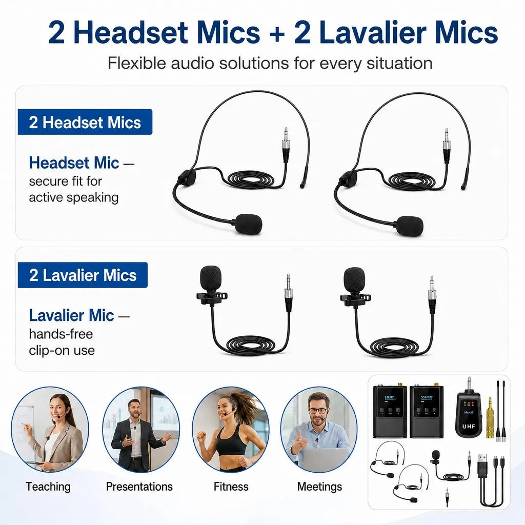 Skin-Tone Clip-On Lavalier Microphone