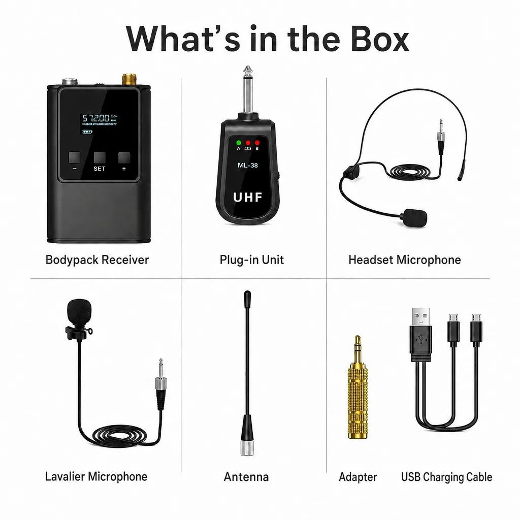 Skin-Tone Clip-On Lavalier Microphone