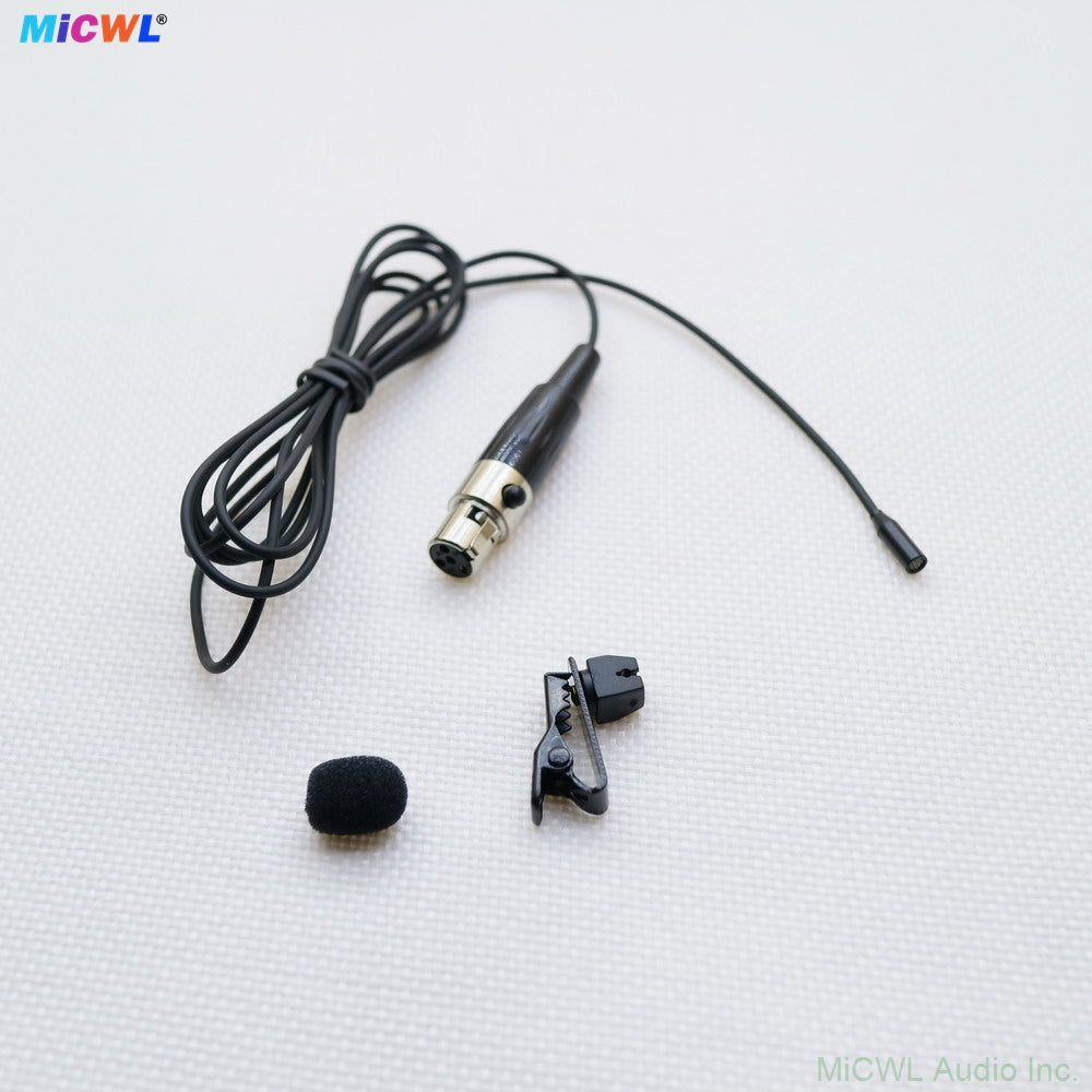 MiCWL L322 Lavalier Microphone For Shure Audio Wireless BodyPack Very Very Mini
