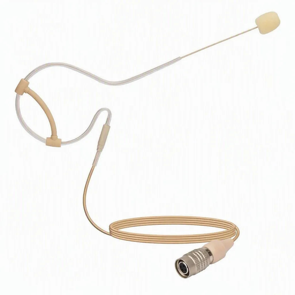 Skin-Tone Headset Mic Hirose 4-Pin