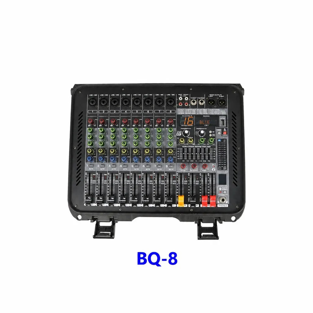 8-Channel Bluetooth Powered Mixer with DSP