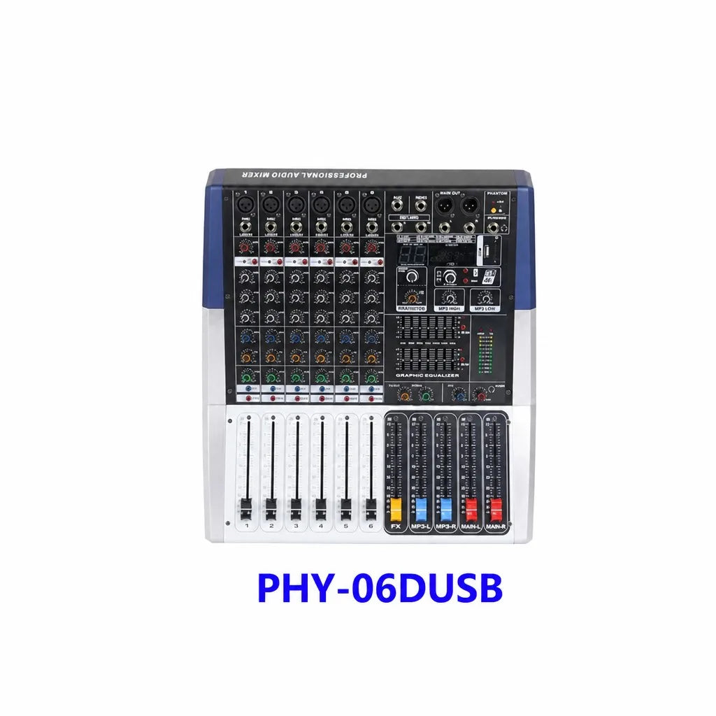 16-Channel Professional Powered Mixer
