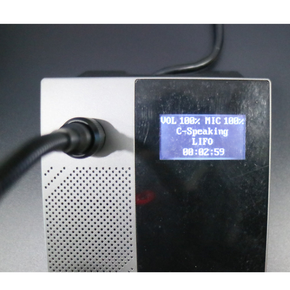 MiCWL A4616 Built-in Speaker 12 Table Wired Microphone Conference Video-Tracking System Discussing Meeting Room Chairman 12 Delegate Mics Set (10pcs-300pcs Can Expanded)