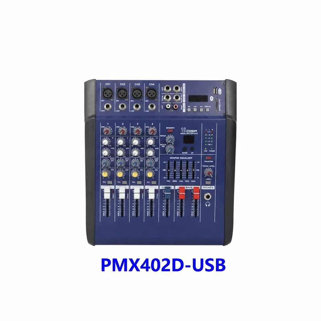 12-Channel Bluetooth Powered Mixer with DSP