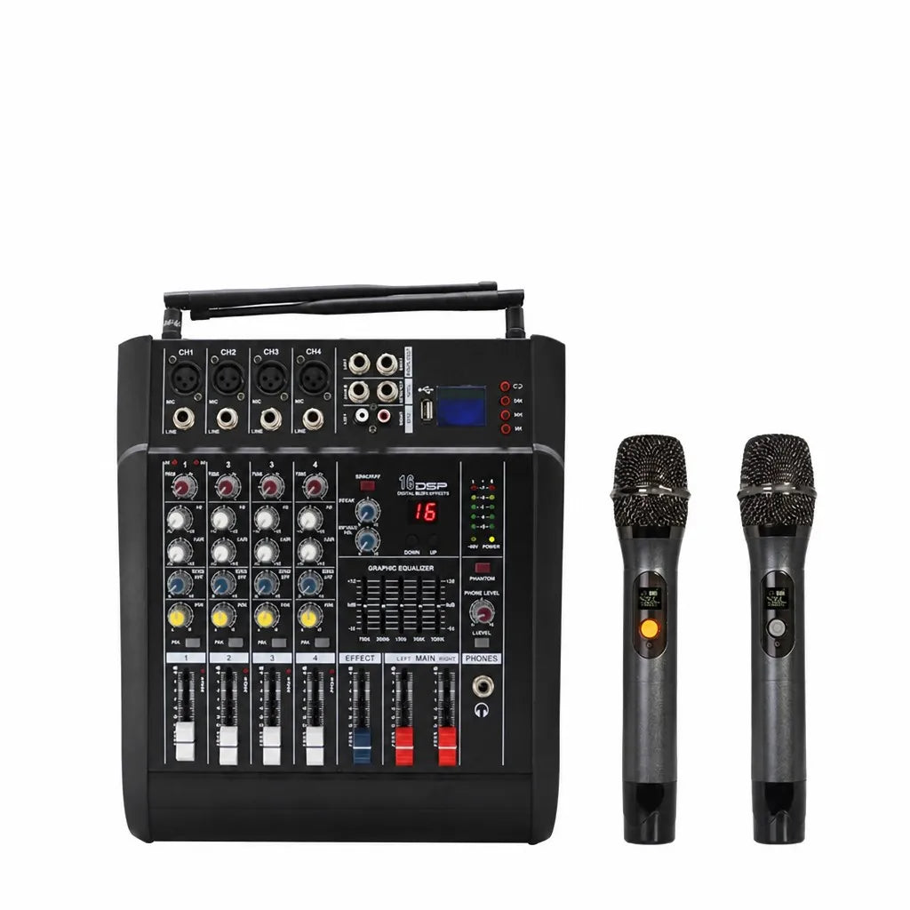 6-Channel Bluetooth Powered Mixer with DSP