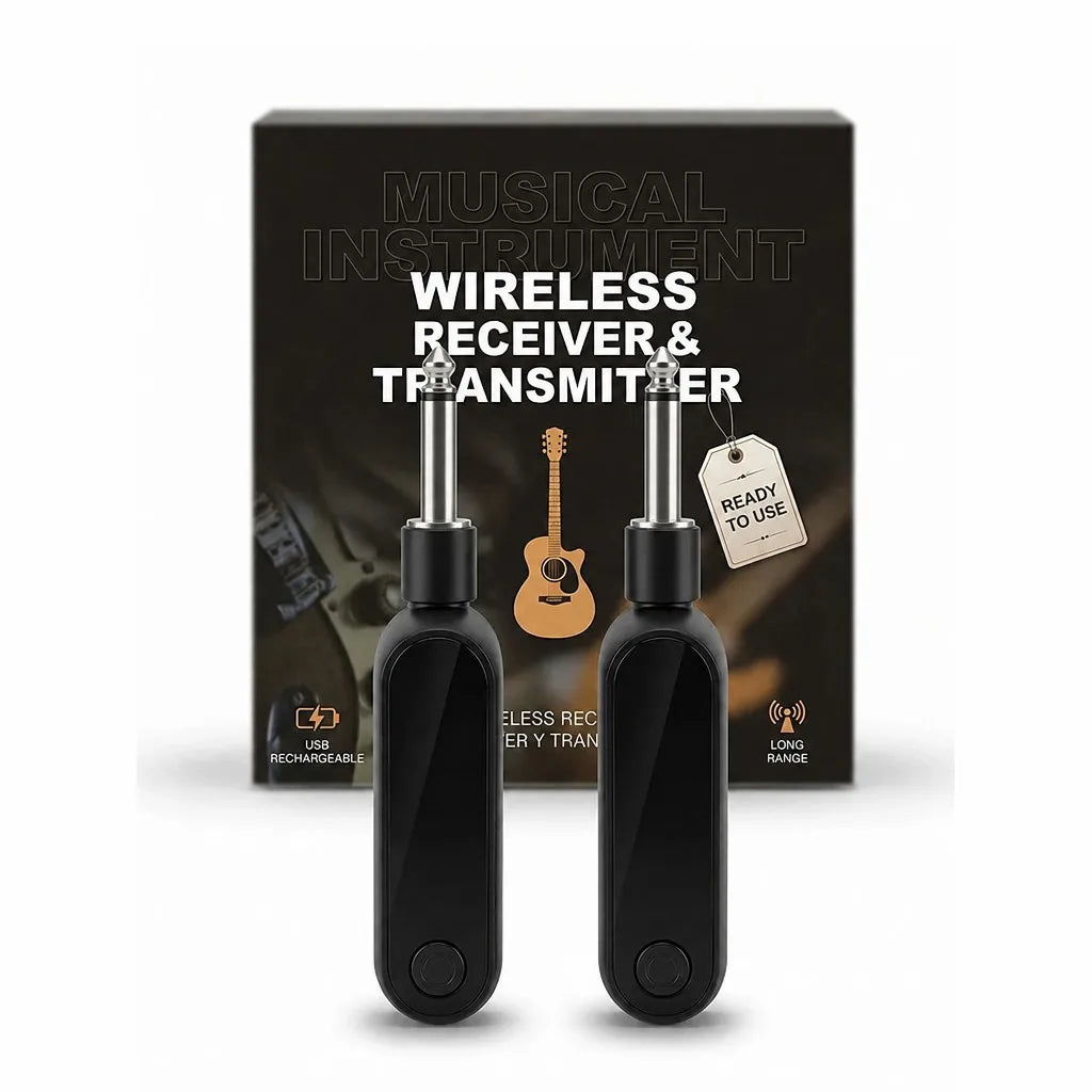 Wireless Guitar Transmitter Receiver System