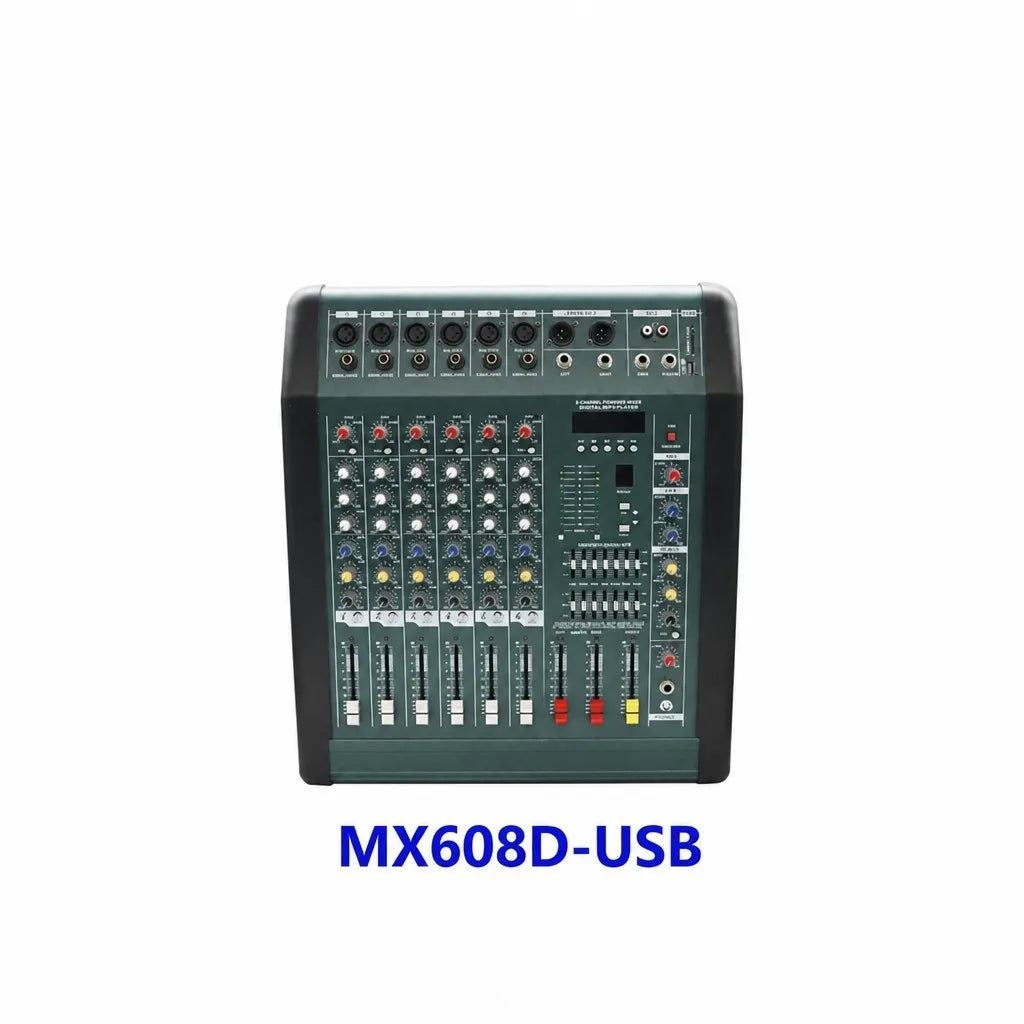 16-Channel Professional Powered Mixer