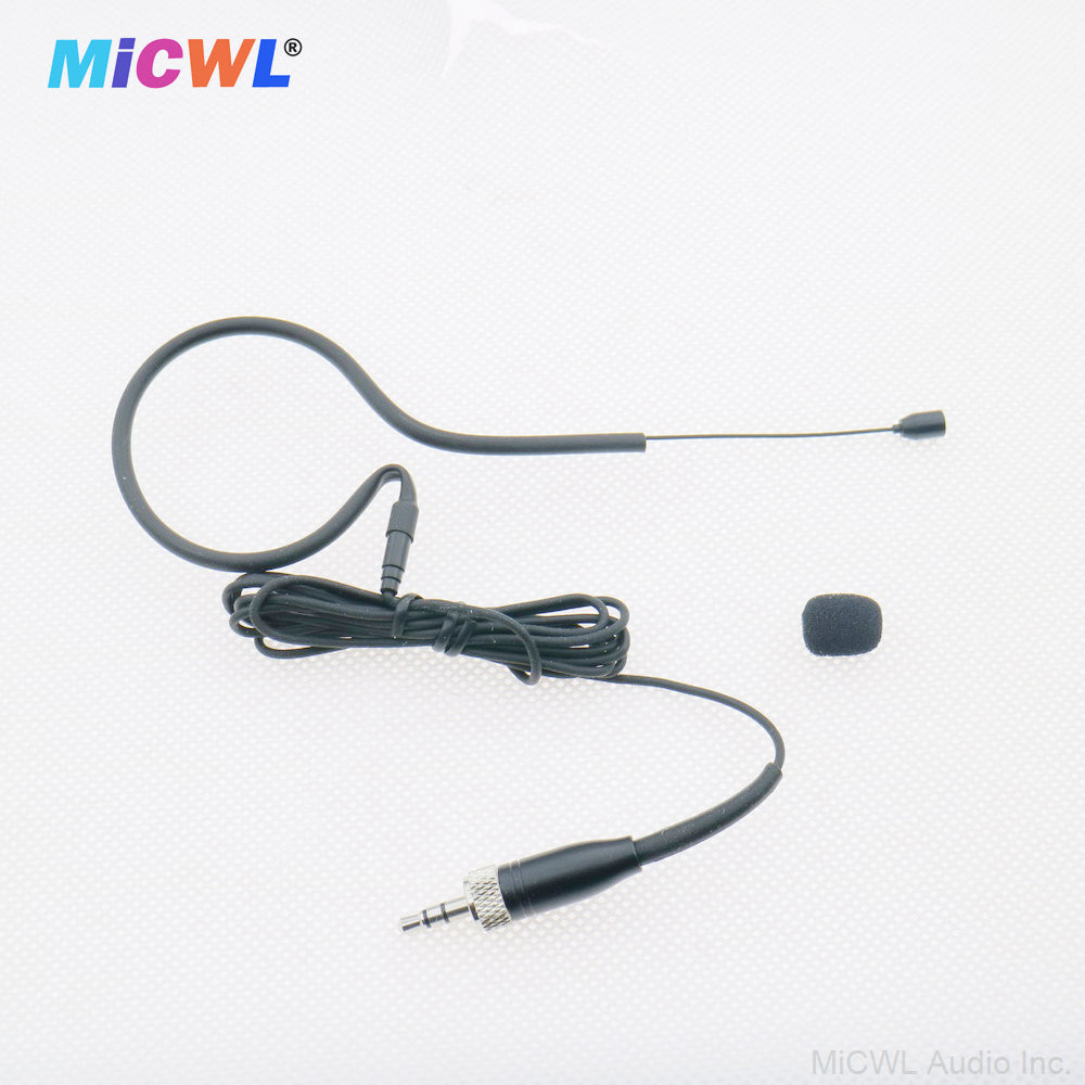 HM200 Earset Headset Mic for Sennheiser G2 G3 G4 Wireless Belt Pack – 3.5mm Screw Lock Connector, Black & Beige, Ideal for Live Performance, KTV, DJ, Streaming, Church, School, Karaoke