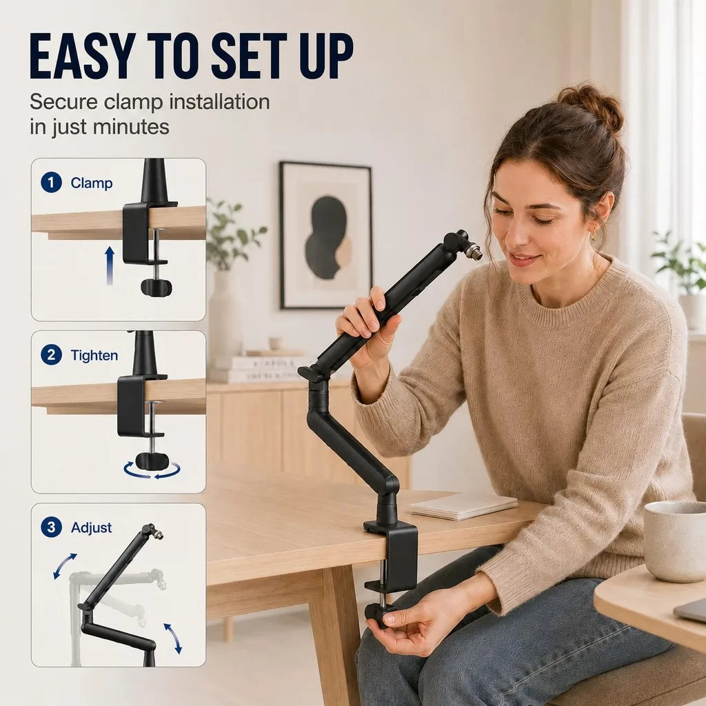 Metal Microphone Suspension Boom Arm