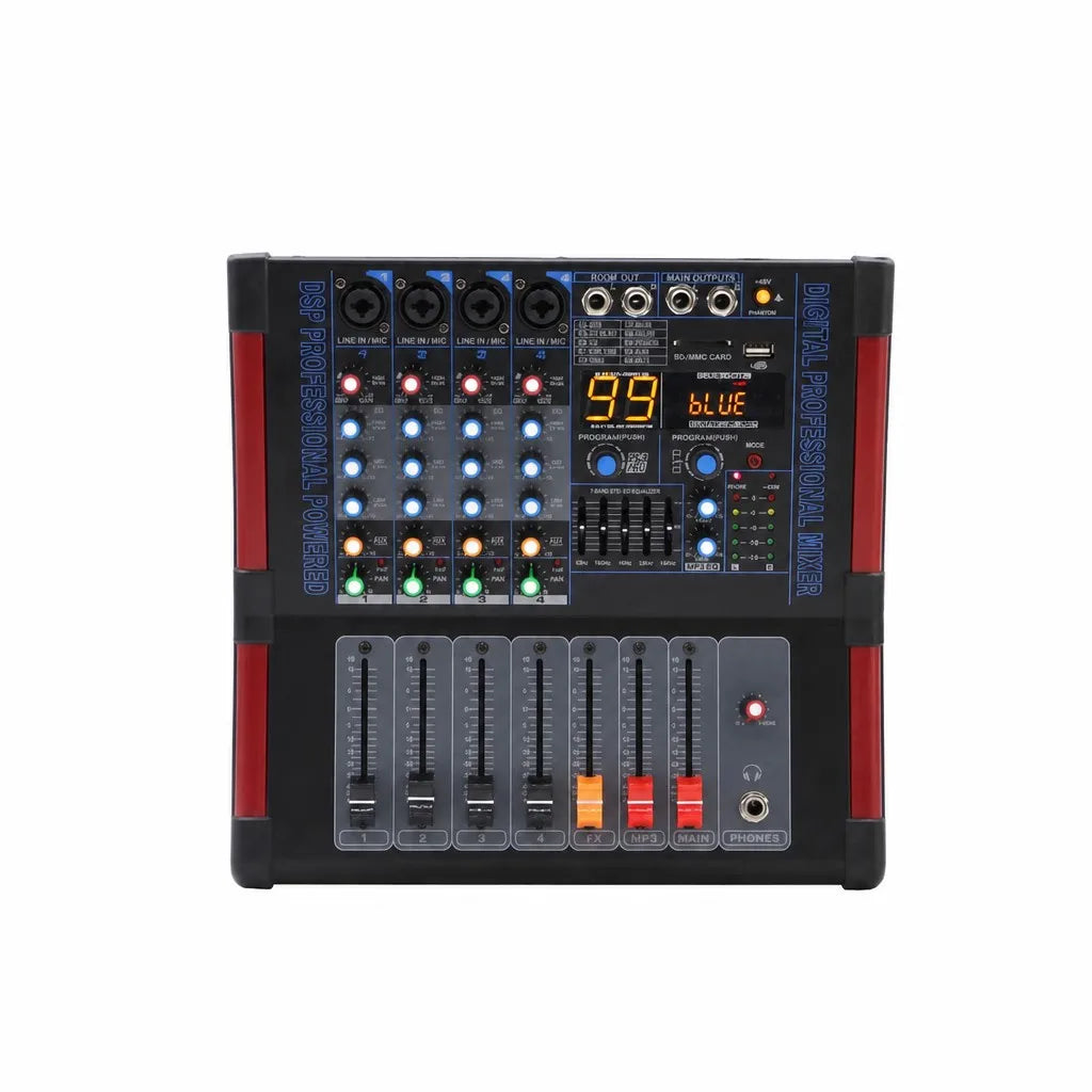 12-Channel Bluetooth Powered Mixer with DSP