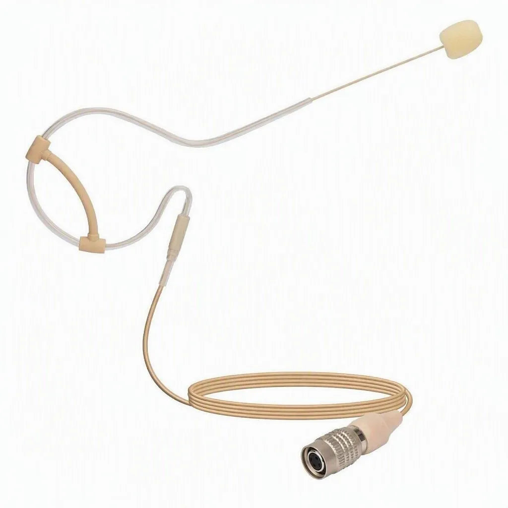 Skin-Tone Headset Mic Hirose 4-Pin