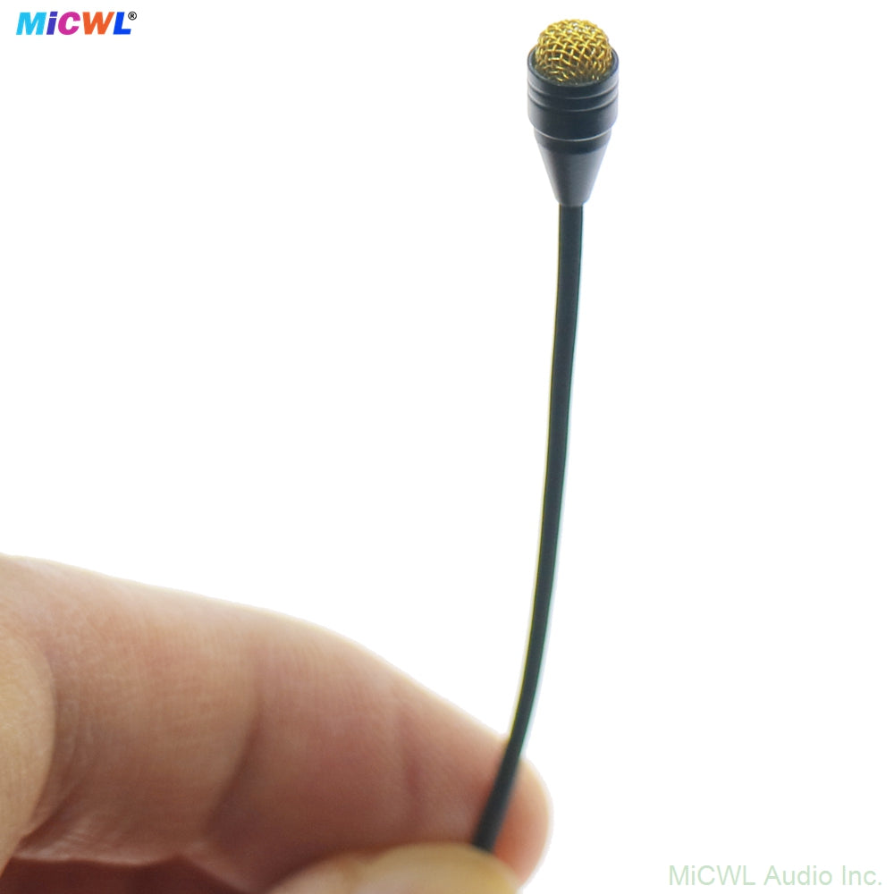 Black D6060 Lavalier Mic Engineered for Sennheiser Wireless Users Who Demand Reliability EW100/300/500 G2, G3, and G4 bodypack transmitters