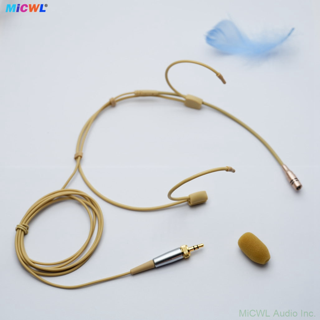 DH60 Skin Color Headset Microphone For Shure Sennheiser AKG Wireless Wireless Transmitters Perfect for Stage Shows Live Streaming Conferences Clear Sound