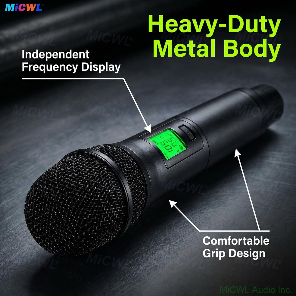 AD4Q 4-Channel UHF Wireless Microphone System – 4× KSM9 Dual-Diaphragm Condenser Handheld Mics, 400 Channels, 500m Range