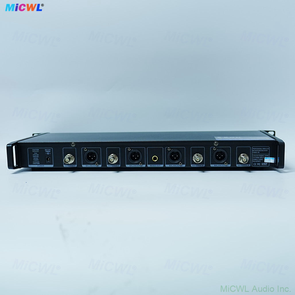 AD4Q 4-Channel UHF Wireless Microphone System with 4 KSM8 Handheld Mics