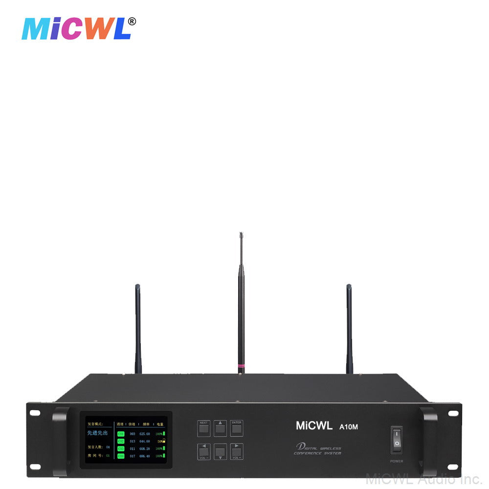 MiCWL 36-Unit Wireless Conference Microphone System for Large Meetings