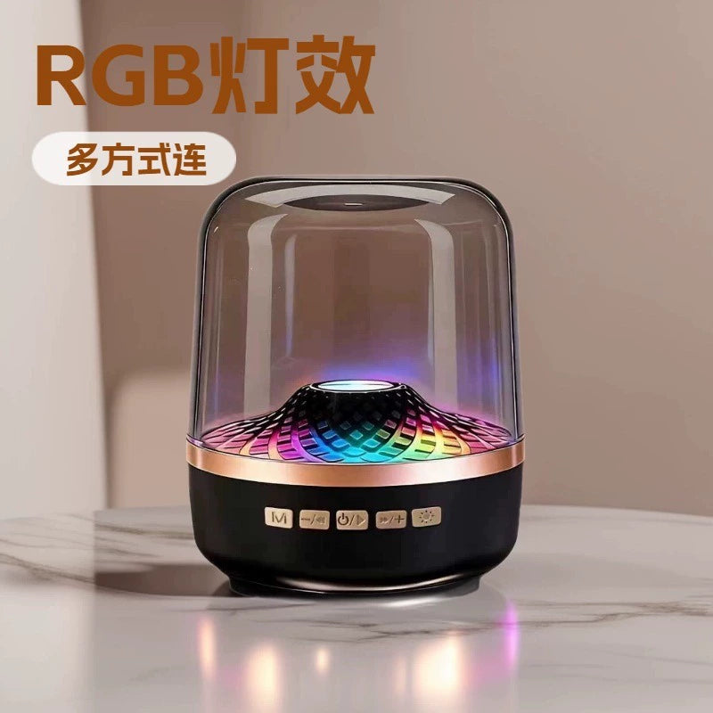 Premium Glass LED Bluetooth Speaker