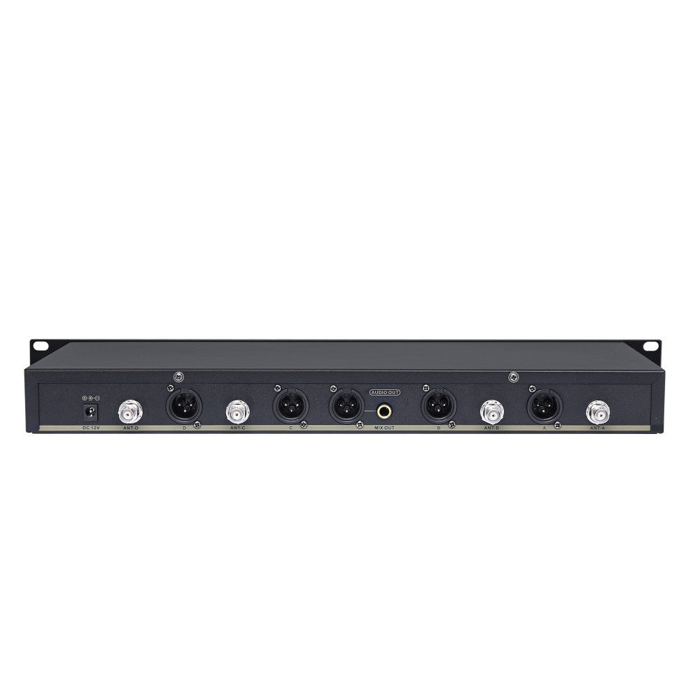 4-Channel Wireless Microphone System U6600 UHF