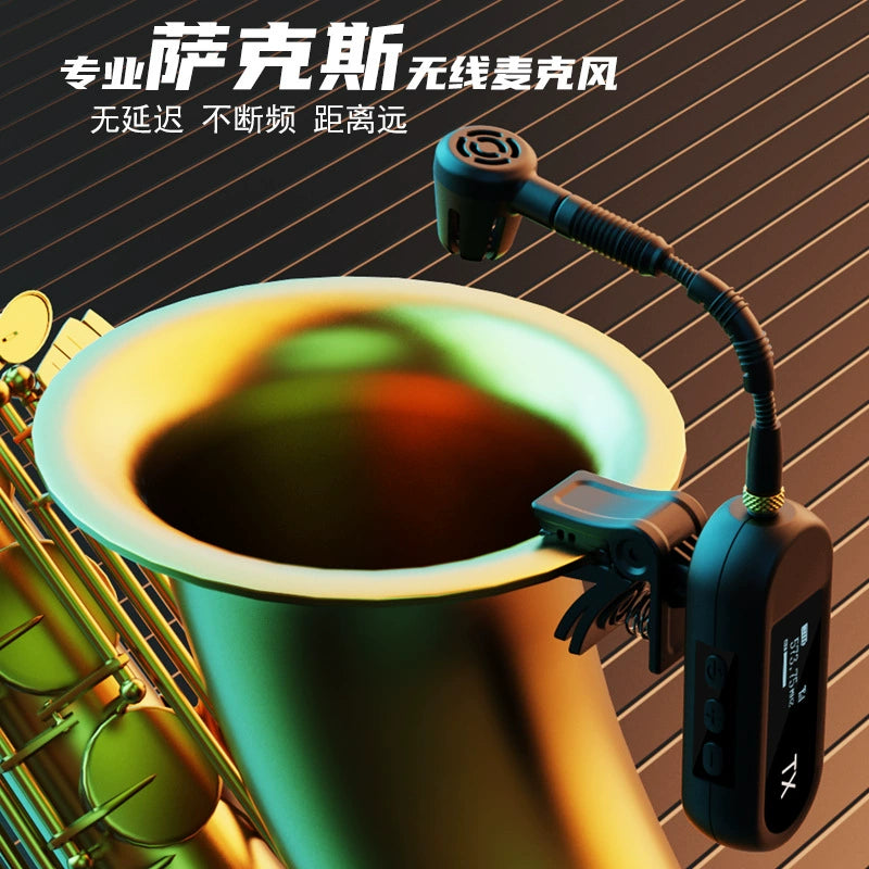 Wireless Saxophone Microphone Pickup
