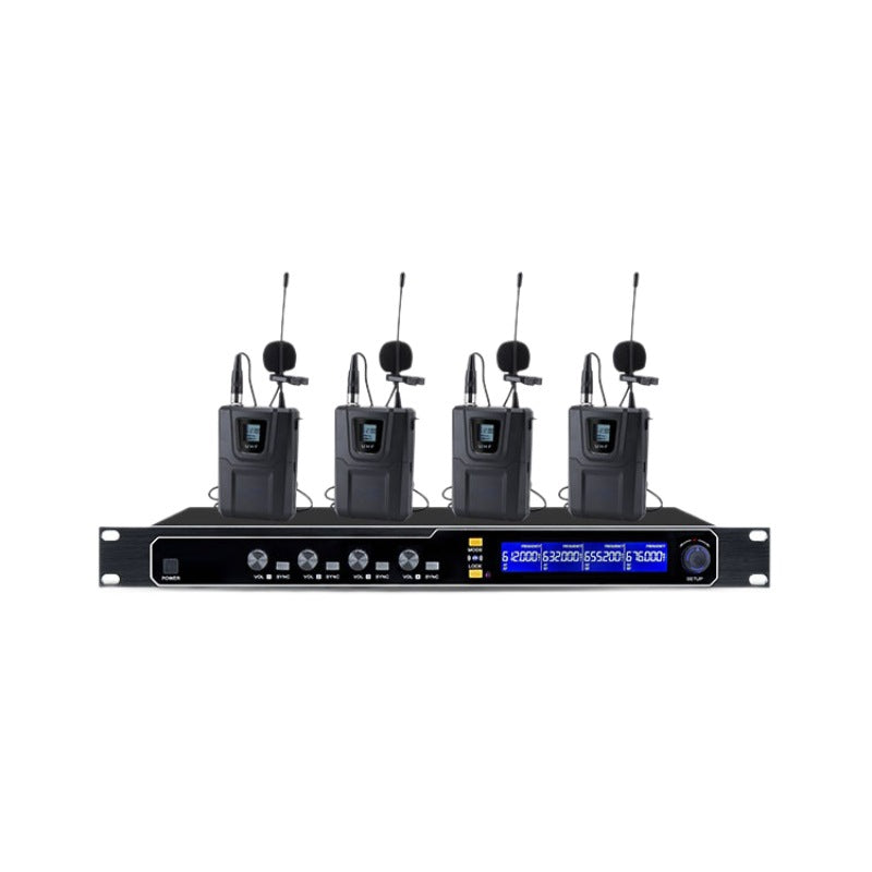 Dual Channel Wireless Mic with Sound Card