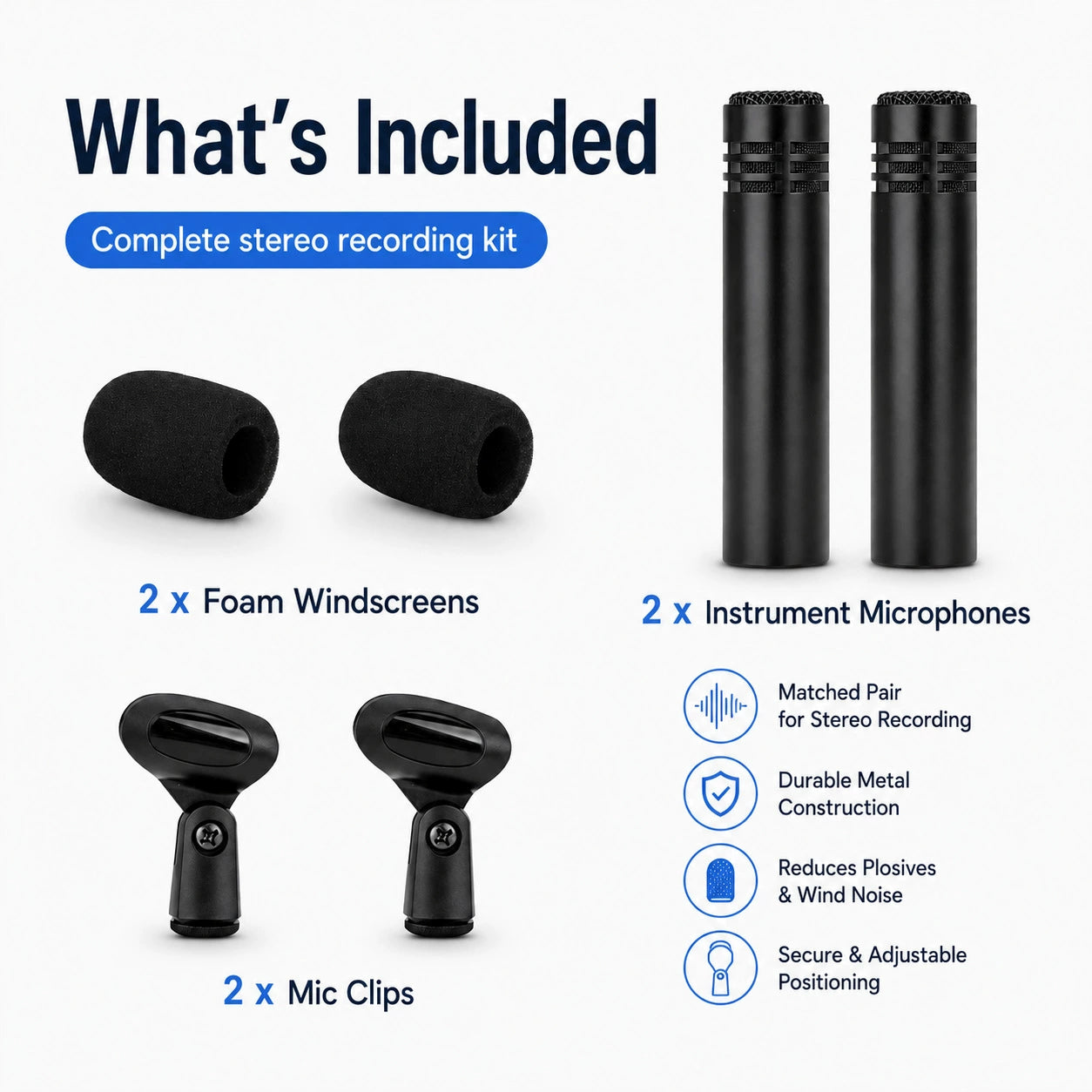 Professional Instrument Microphone