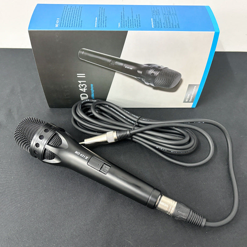 MD 431 II Professional Stage Wired Dynamic Microphone - High-Fidelity
