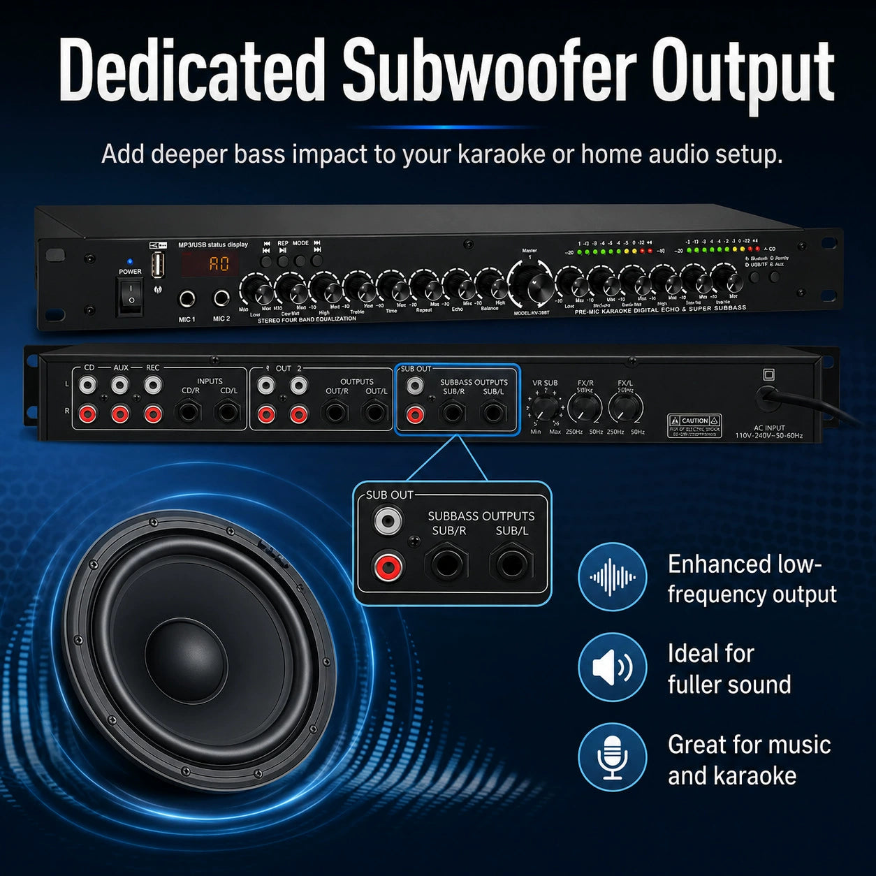 Professional Multi-FX Audio Processor