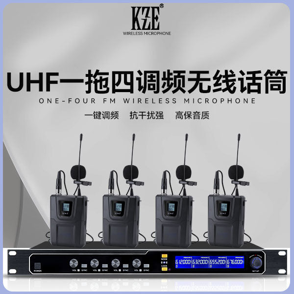 Dual Channel Wireless Mic with Sound Card