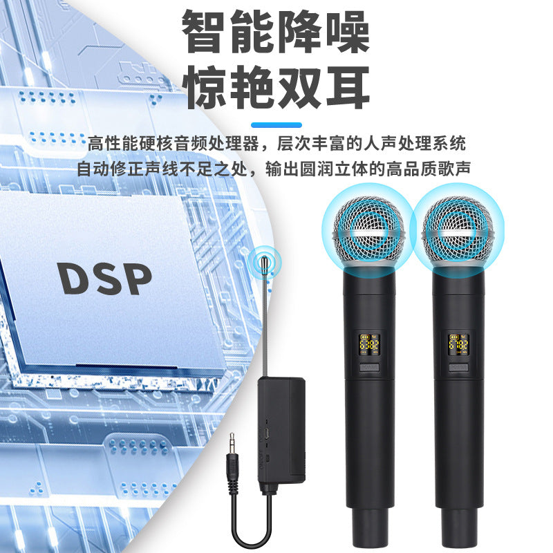 Dual Channel Wireless Microphone System UHF