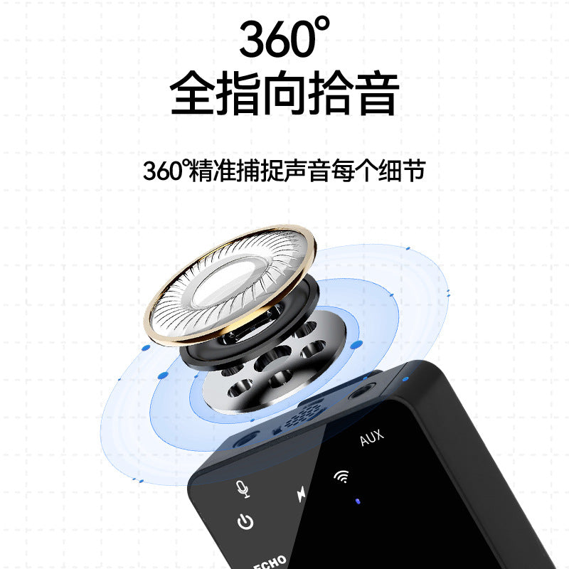 Dual Channel Wireless Mic with Sound Card