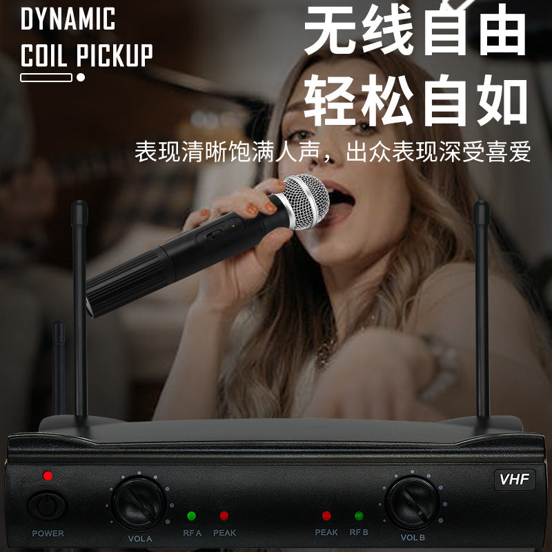 SM58 Dual Channel Wireless Microphone System SM-58