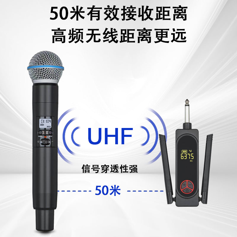 K35 Professional Metal Handheld Dynamic Microphone for Karaoke & Stage