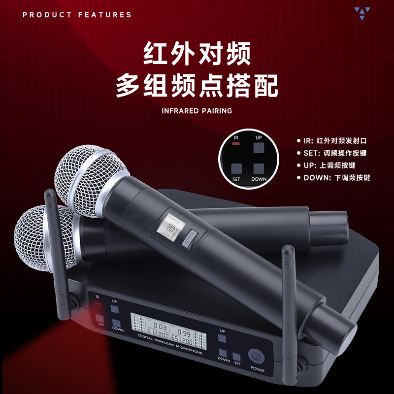 Dual Channel Wireless Lavalier Microphone