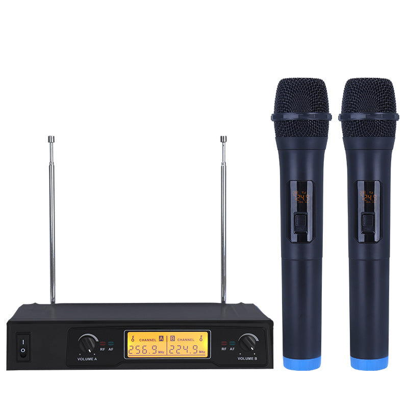 Dual Channel Wireless Mic with Sound Card