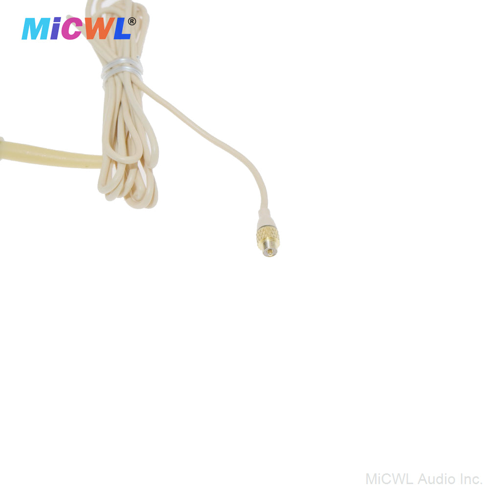 Beta-12 Snail Earset Microphone – 3.5mm Locking TA4F Connector for Sennheiser & Shure Wireless Bodypack Transmitters | Lightweight, Adjustable Headset Mic for Presenters, Fitness Instructors & Broadcasters