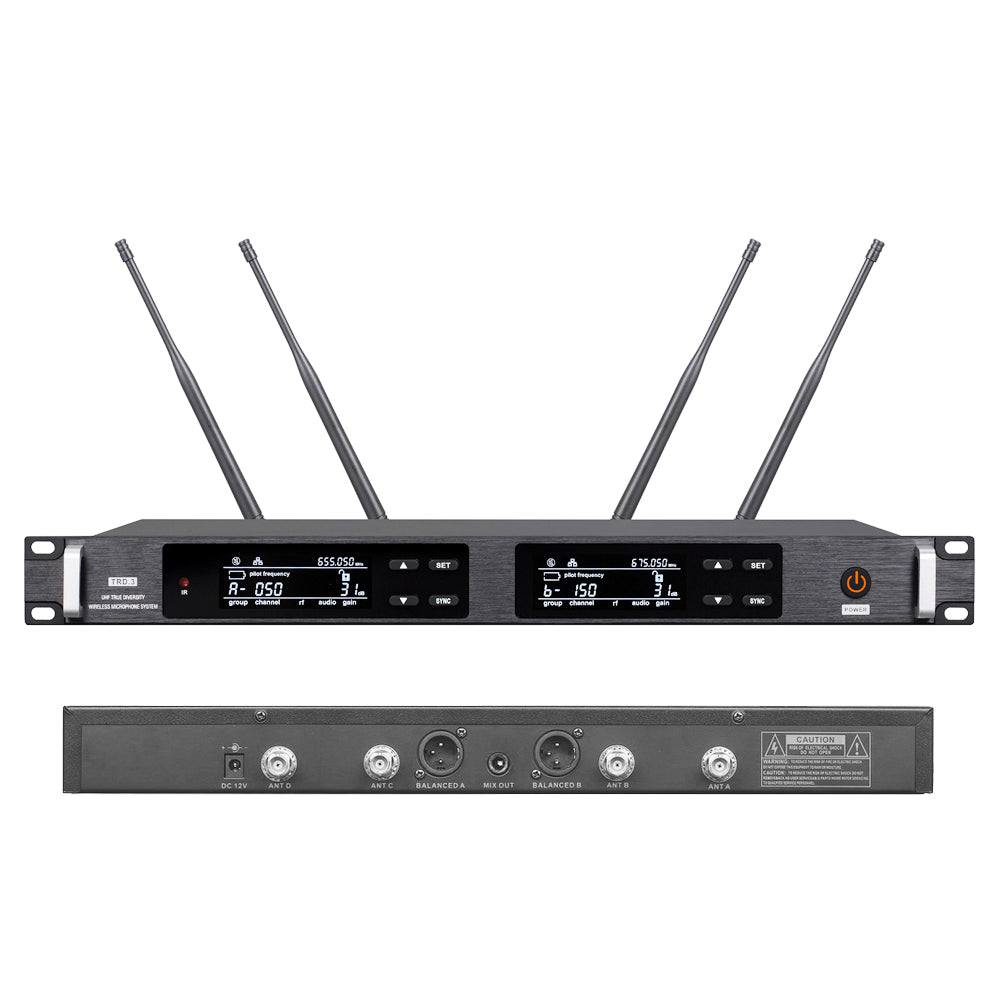 ULXD4D Dual Channel Digital Wireless Microphone System with KM9 Metal Handhelds | 300m-600m Range
