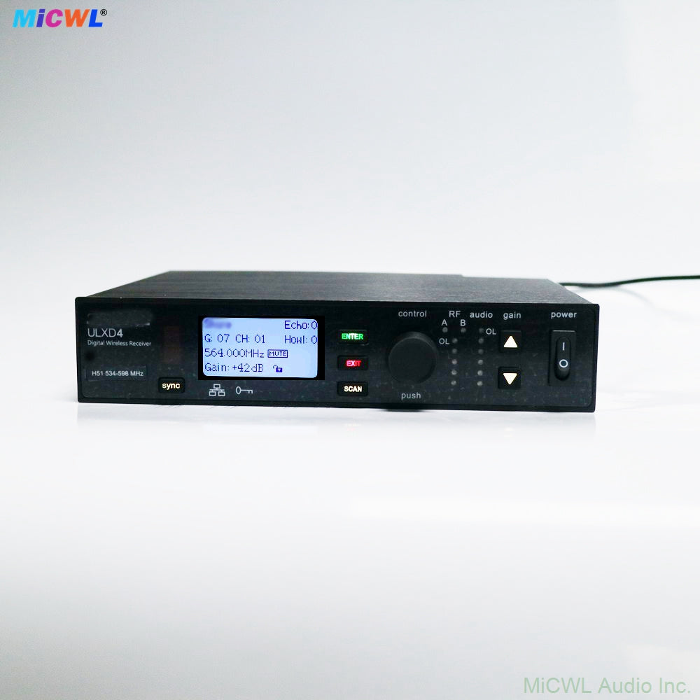 ULXD24/BETA58 Complete Wireless Kit ULXD4 Rack Receiver Beta58 Handheld For Live Sound, Church, Conference