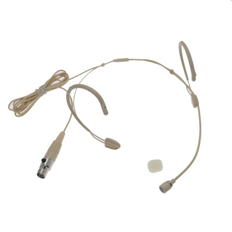 Best Quality Strong Frame Dual ear Headset Single ear Hook Microphones for Shure Wireless Microphones System Mini XLR 4Pin TA4F - MiCWL Audio Inc