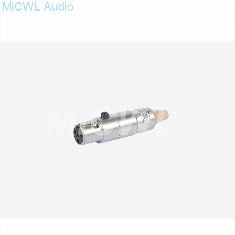High-Quality Condenser Flooding Headset Microphone Adjustable Headworn Microphone For Sennheiser Shure AKG Audio Technica Beige - MiCWL Audio Inc