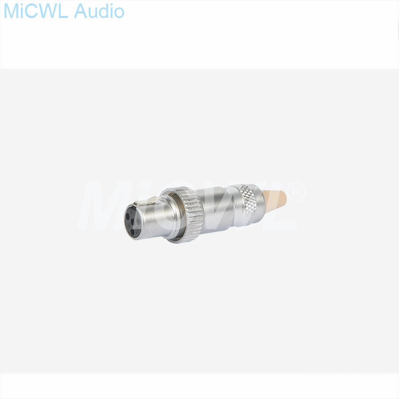 High-Quality Condenser Flooding Headset Microphone Adjustable Headworn Microphone For Sennheiser Shure AKG Audio Technica Beige - MiCWL Audio Inc